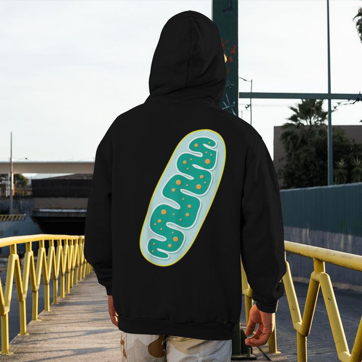 DIY Mitochondria Costume Biology Teacher Halloween Men's Hoodie Back Print, funny design
