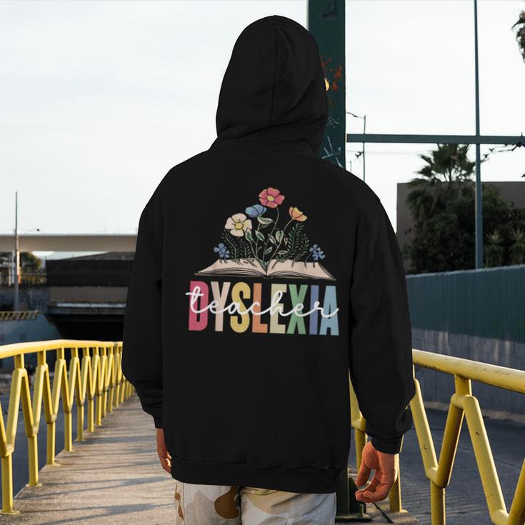 Dyslexia Teacher Awareness Dyslexic Dyslexics Dyslexia Men's Hoodie Back Print, funny design Dyslexia Teacher Awareness Dyslexic Dyslexics Dyslexia Men's Hoodie Back Print, funny design