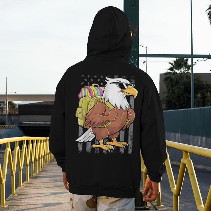 Eagle First Day Of School Teacher Back To School Eagle Men's Hoodie Back Print, funny design Eagle First Day Of School Teacher Back To School Eagle Men's Hoodie Back Print, funny design