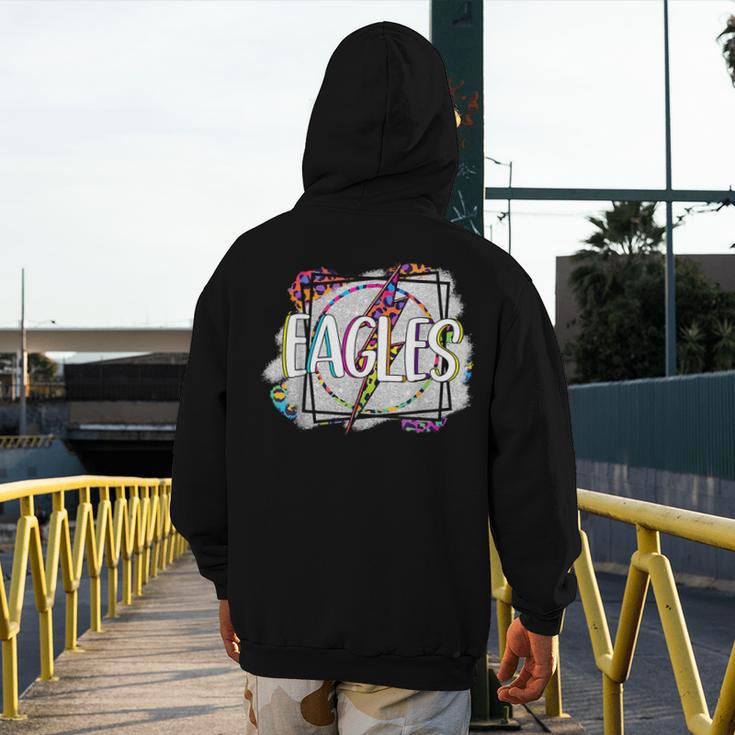 Eagles Teacher School Sports Fan Team Spirit Men's Hoodie Back Print, funny design Eagles Teacher School Sports Fan Team Spirit Men's Hoodie Back Print, funny design