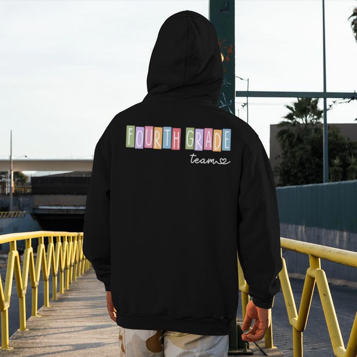Fourth Grade Team 4th Grade Teacher Girls Boys Men's Hoodie Back Print, 4th Grade Teacher Gifts, funny design Fourth Grade Team 4th Grade Teacher Girls Boys Men's Hoodie Back Print, 4th Grade Teacher Gifts, funny design