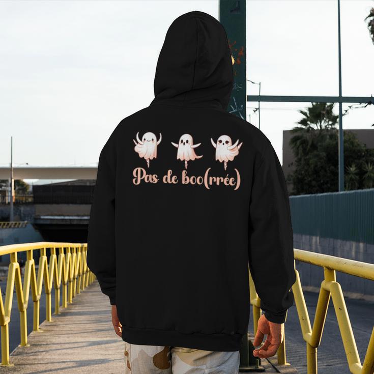 Ghost Ballet Dancer Halloween Dance Teacher Pas De Boo-Rée Men's Hoodie Back Print, funny design Ghost Ballet Dancer Halloween Dance Teacher Pas De Boo-Rée Men's Hoodie Back Print, funny design