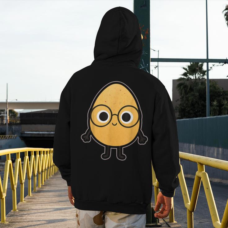 Good Egg Teacher Halloween Costume The Smart Cookie Men's Hoodie Back Print, funny design