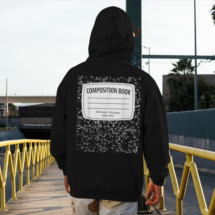 Matching Group Halloween Costume For Teachers Men's Hoodie Back Print, funny design Matching Group Halloween Costume For Teachers Men's Hoodie Back Print, funny design