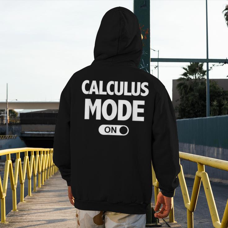 Math Calculus Mode On Teacher T-Shirt Men's Hoodie Back Print, funny design