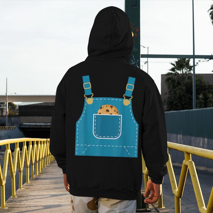 Mouse Halloween Costume Book Cookie Teacher Student Men's Hoodie Back Print, funny design