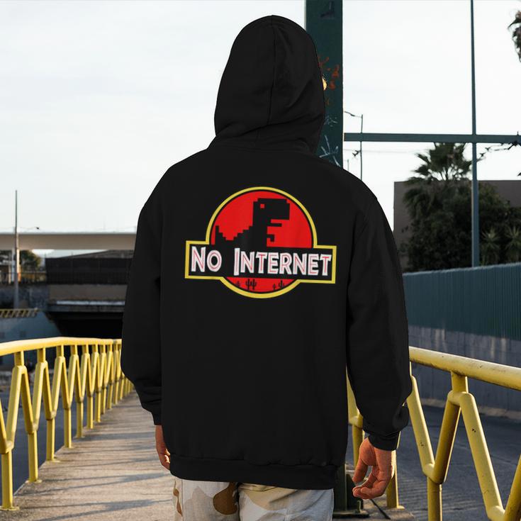 Nerdy No Internet Dinosaur Computer Science Teacher Men's Hoodie Back Print, Internet Gifts, Science Teacher Gifts, funny design Nerdy No Internet Dinosaur Computer Science Teacher Men's Hoodie Back Print, Internet Gifts, Science Teacher Gifts, funny design