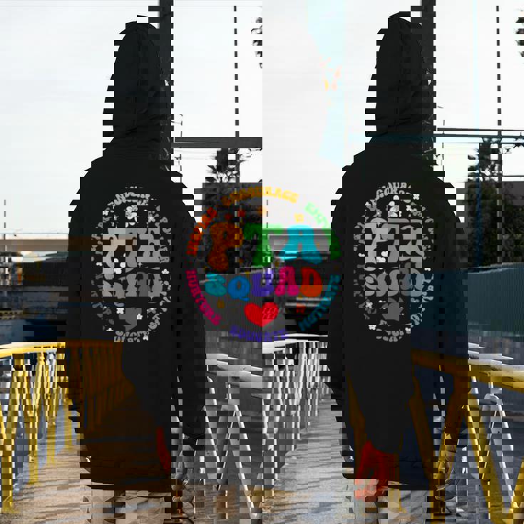 Parents Teacher Association Team Supporter PTA Squad For Men Women Girls Kids Men&#x27;s Hoodie Back Print, funny design