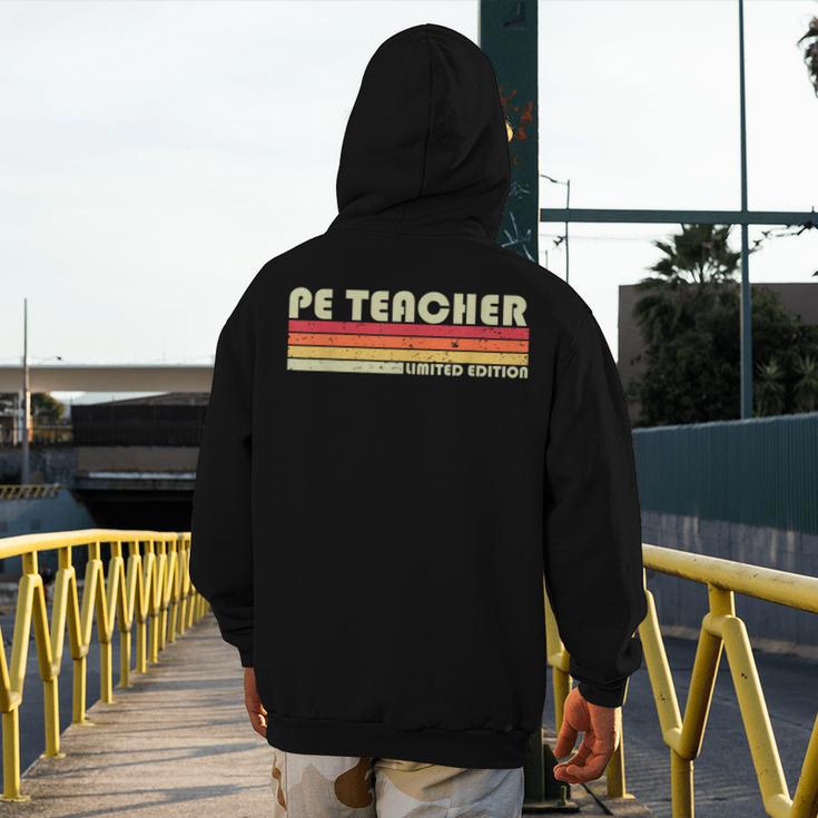 PE TEACHER Job Title Profession Birthday Worker Idea Men's Hoodie Back Print, Pe Teacher Gifts, funny design PE TEACHER Job Title Profession Birthday Worker Idea Men's Hoodie Back Print, Pe Teacher Gifts, funny design