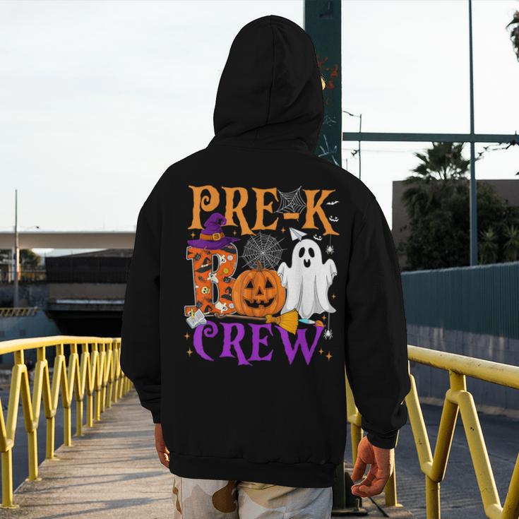 Pre-K Boo Crew Teacher Student Halloween Costume Men's Hoodie Back Print, funny design Pre-K Boo Crew Teacher Student Halloween Costume Men's Hoodie Back Print, funny design