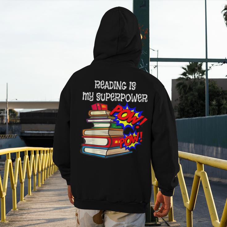Reading Is My Super Power Superhero Best English Teacher Men's Hoodie Back Print, Super Teacher Gifts, English Teacher Gifts, funny design Reading Is My Super Power Superhero Best English Teacher Men's Hoodie Back Print, Super Teacher Gifts, English Teacher Gifts, funny design