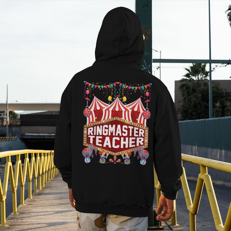 Ringmaster Teacher Costume – Carnival Birthday Style Men's Hoodie Back Print, funny design Ringmaster Teacher Costume – Carnival Birthday Style Men's Hoodie Back Print, funny design