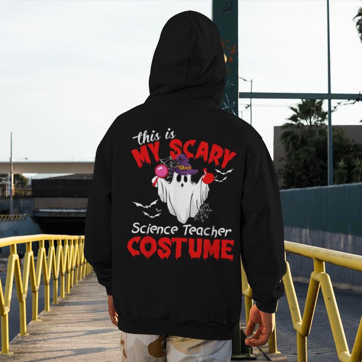This Is My Scary Science Teacher Costume Ghost Halloween Men's Hoodie Back Print, Science Teacher Gifts, funny design This Is My Scary Science Teacher Costume Ghost Halloween Men's Hoodie Back Print, Science Teacher Gifts, funny design