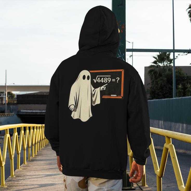 Square Root 67 Ghost Math Teacher 4489 Meme Halloween Men's Hoodie Back Print, funny design Square Root 67 Ghost Math Teacher 4489 Meme Halloween Men's Hoodie Back Print, funny design