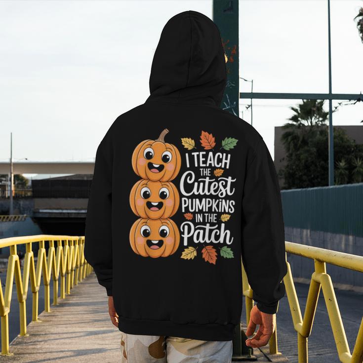 Teacher Halloween Tshirts I Teach The Cutest Pumpkins Men's Hoodie Back Print, funny design Teacher Halloween Tshirts I Teach The Cutest Pumpkins Men's Hoodie Back Print, funny design