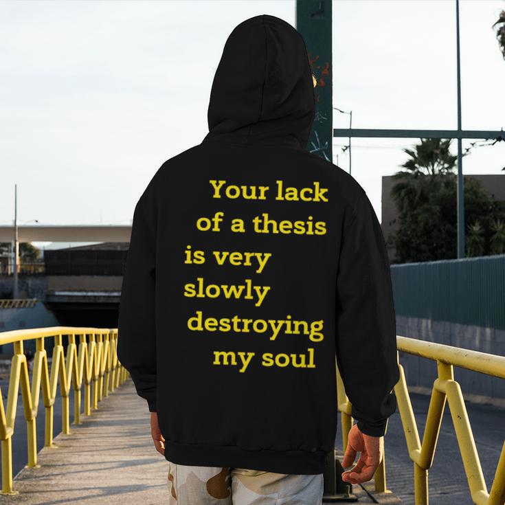 Teacher Or Professor Essay Thesis Writing Joke For Men Women Men's Hoodie Back Print, Writing Teacher Gifts, funny design Teacher Or Professor Essay Thesis Writing Joke For Men Women Men's Hoodie Back Print, Writing Teacher Gifts, funny design