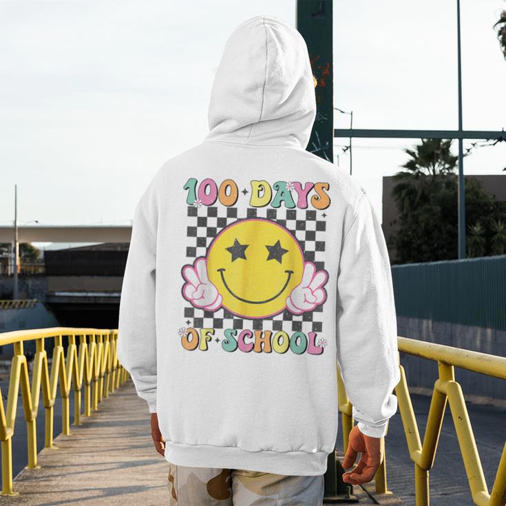 100th Day Of School Teacher Kids 100 Days Of School Men's Hoodie Back Print, funny design 100th Day Of School Teacher Kids 100 Days Of School Men's Hoodie Back Print, funny design