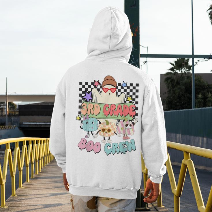 3rd Grade Boo Crew Third Grade Halloween Costume Teacher Kid Men's Hoodie Back Print, funny design