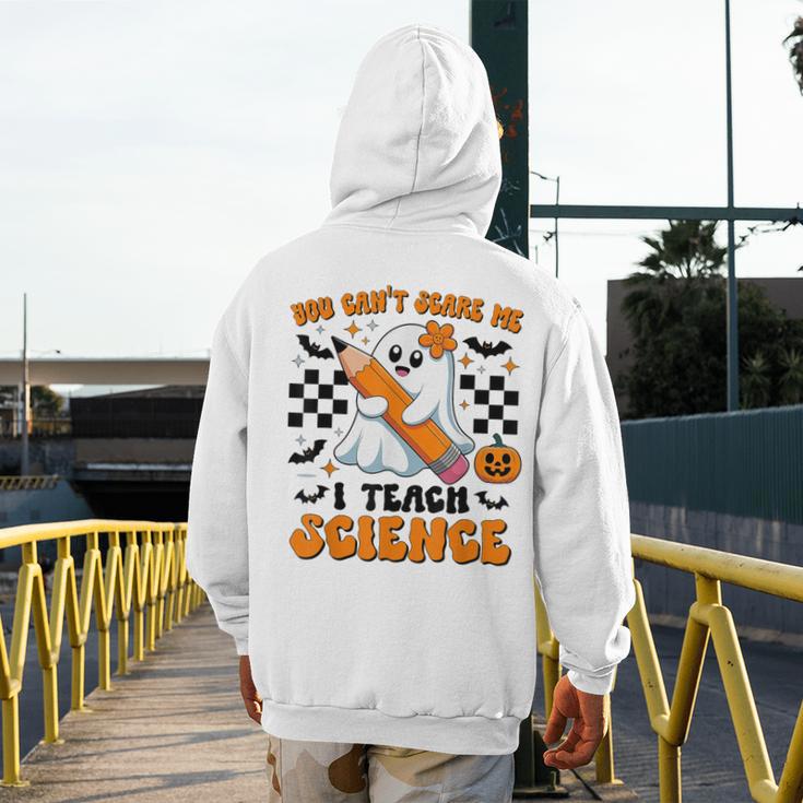 You Can't Scare Me I Teach Science Retro Teacher Halloween Men's Hoodie Back Print, Science Teacher Gifts, funny design You Can't Scare Me I Teach Science Retro Teacher Halloween Men's Hoodie Back Print, Science Teacher Gifts, funny design