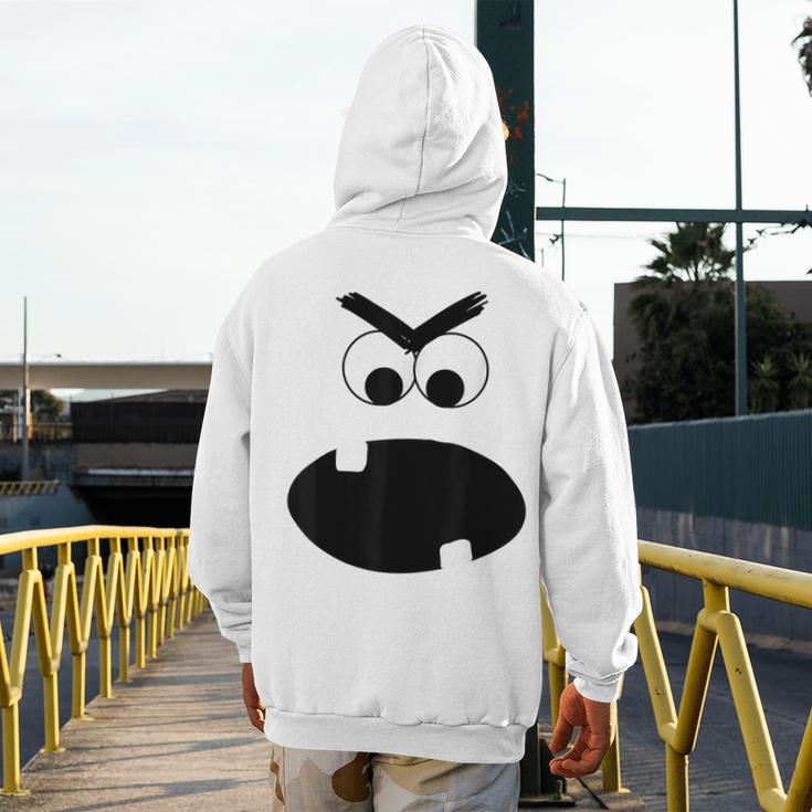 Carrot Teacher Matching Halloween Costume Men's Hoodie Back Print, funny design Carrot Teacher Matching Halloween Costume Men's Hoodie Back Print, funny design