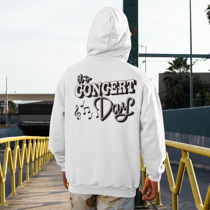 The Concert Day Elementary Music Teacher First Day Of School Men's Hoodie Back Print, funny design The Concert Day Elementary Music Teacher First Day Of School Men's Hoodie Back Print, funny design