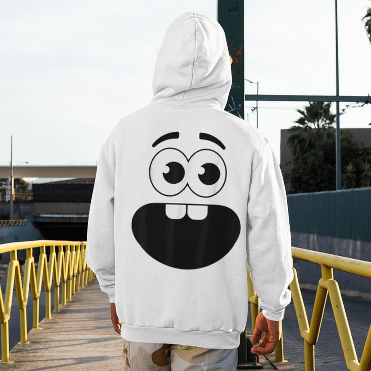 Creepy Carrots Face Teacher Halloween Costume Matching Men's Hoodie Back Print, funny design Creepy Carrots Face Teacher Halloween Costume Matching Men's Hoodie Back Print, funny design