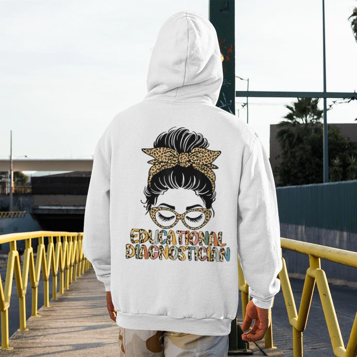 Cute Educational Diagnostician Teacher Appreciation Week Men Women Men's Hoodie Back Print, funny design Cute Educational Diagnostician Teacher Appreciation Week Men Women Men's Hoodie Back Print, funny design