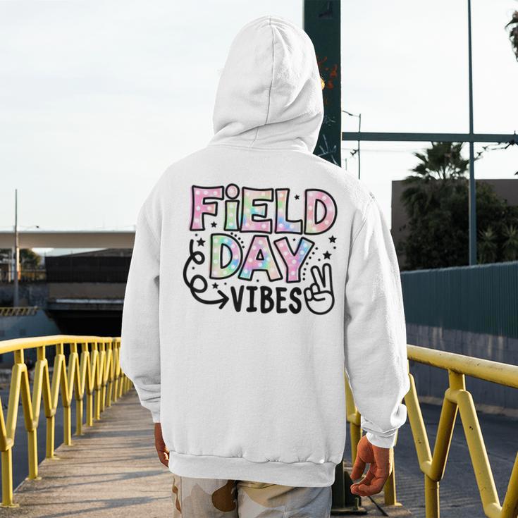 Field Day Vibes For Teacher Kids Happy Field Day 2025 Men's Hoodie Back Print, funny design