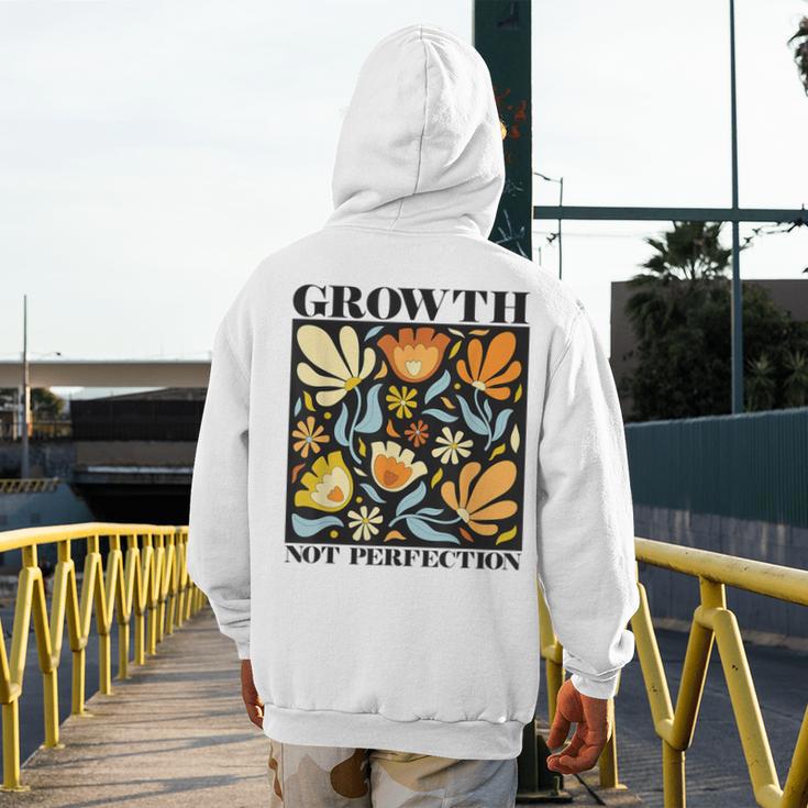 Growth Not Perfection Abstract Florals SPED Teacher Men's Hoodie Back Print, funny design Growth Not Perfection Abstract Florals SPED Teacher Men's Hoodie Back Print, funny design