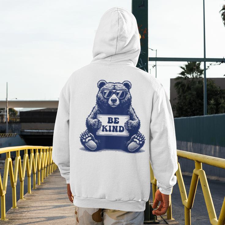 Be Kind For Teacher Kindness Women Men Men's Hoodie Back Print, funny design