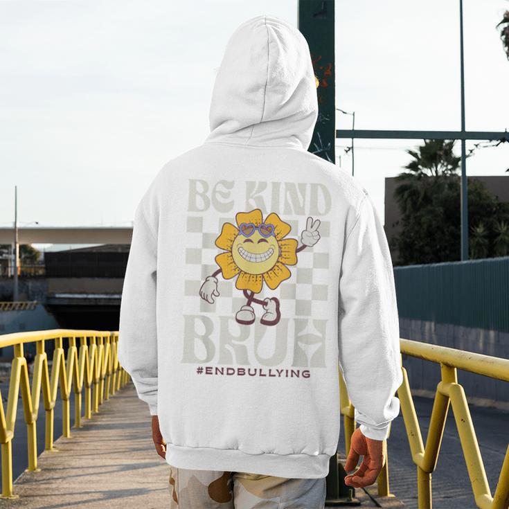 Be Kind Unity Day Orange Anti Bullying For Kids Teachers Men's Hoodie Back Print, funny design
