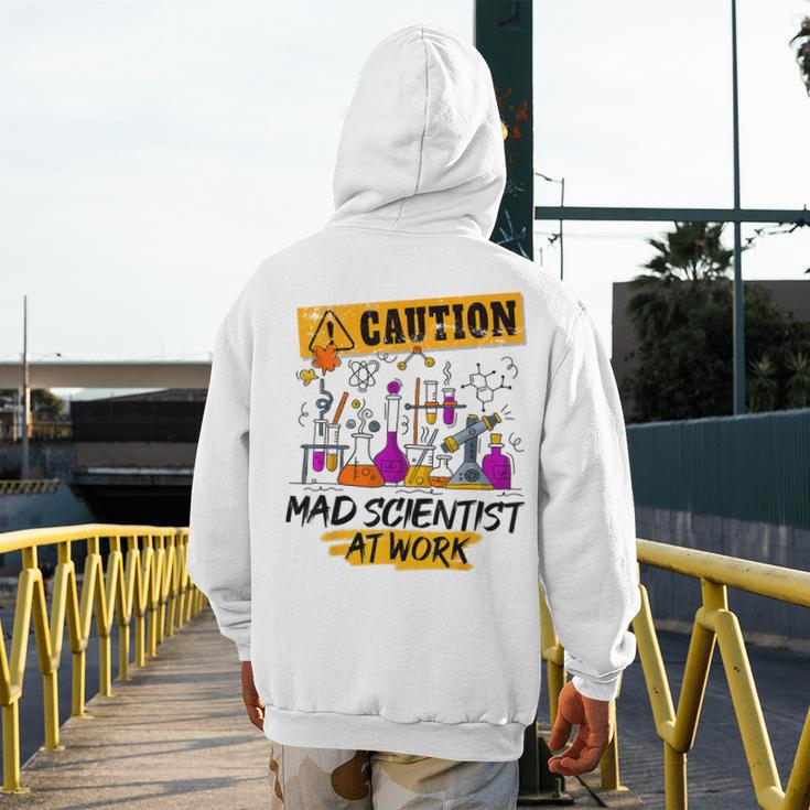 Mad Scientist Halloween Costume Science Teacher Men's Hoodie Back Print, Science Teacher Gifts, funny design Mad Scientist Halloween Costume Science Teacher Men's Hoodie Back Print, Science Teacher Gifts, funny design