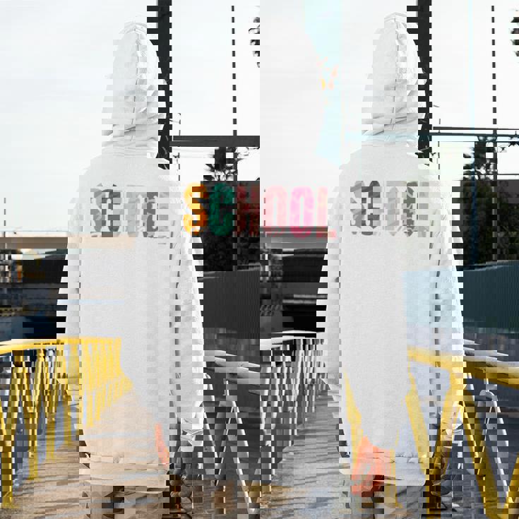 School Psychologist Rainbow Psychology Teacher Men&#x27;s Hoodie Back Print, funny design