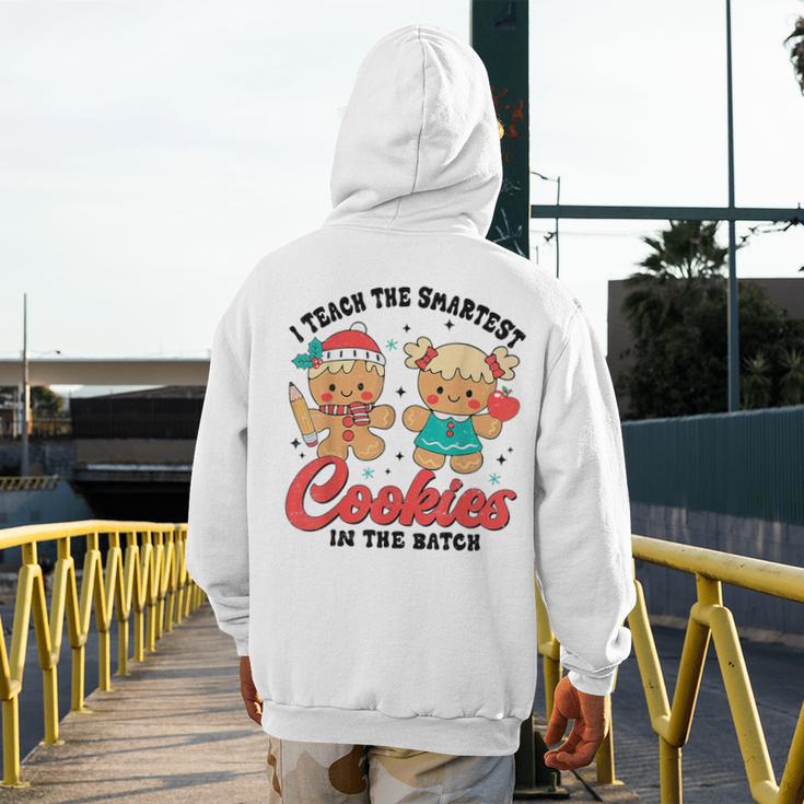 Teacher Of Smart Cookies Cute Gingerbread Teacher Christmas Men's Hoodie Back Print, funny design Teacher Of Smart Cookies Cute Gingerbread Teacher Christmas Men's Hoodie Back Print, funny design