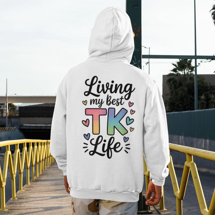 Transitional Kindergarten TK Teacher Men's Hoodie Back Print, funny design Transitional Kindergarten TK Teacher Men's Hoodie Back Print, funny design