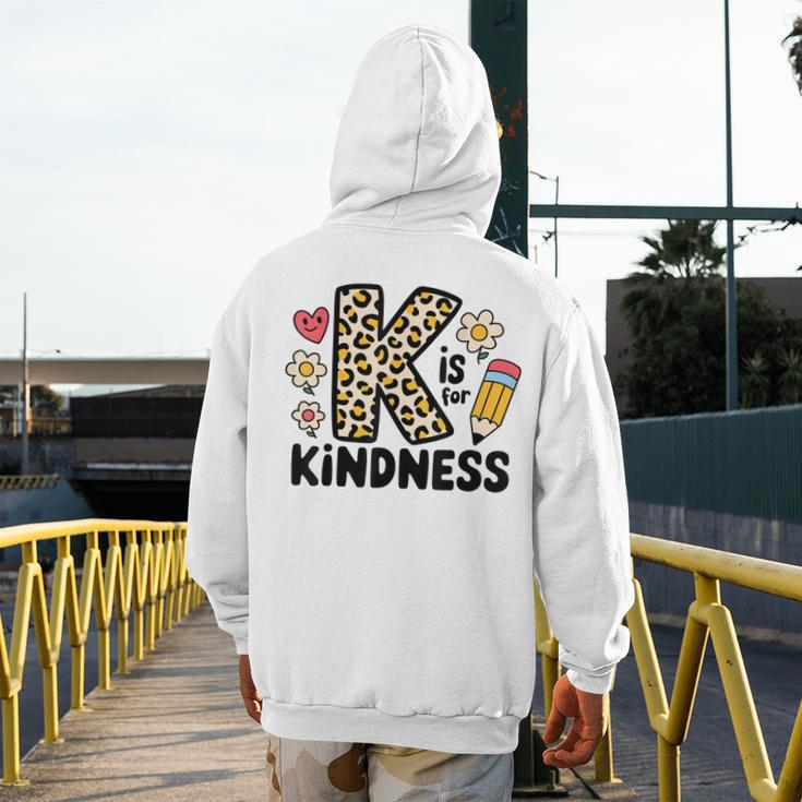 Unity Day Design Kindness Orange Teacher Kids Be Kind Men's Hoodie Back Print, funny design Unity Day Design Kindness Orange Teacher Kids Be Kind Men's Hoodie Back Print, funny design