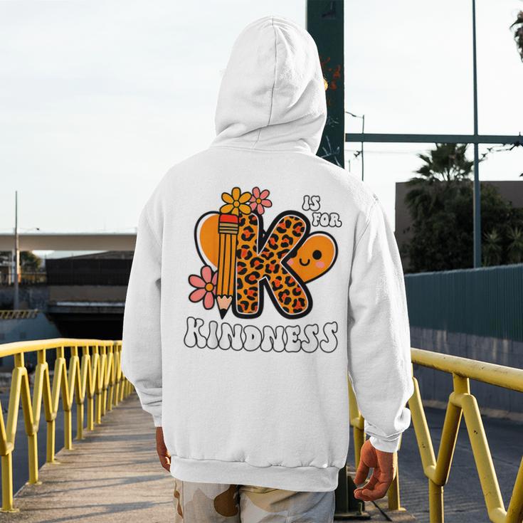 Unity Day Shirt Kindness Orange Teacher Kids Be Kind Men's Hoodie Back Print, funny design