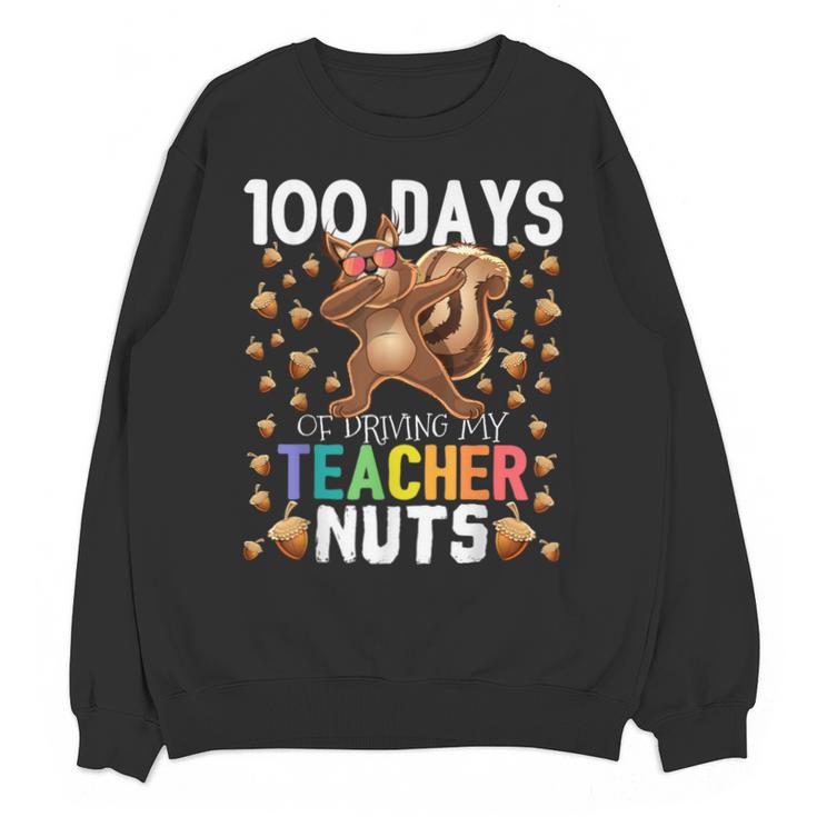 100 Days Of Driving My Teacher Nuts Dabbing Squirrel School Unisex Sweatshirt