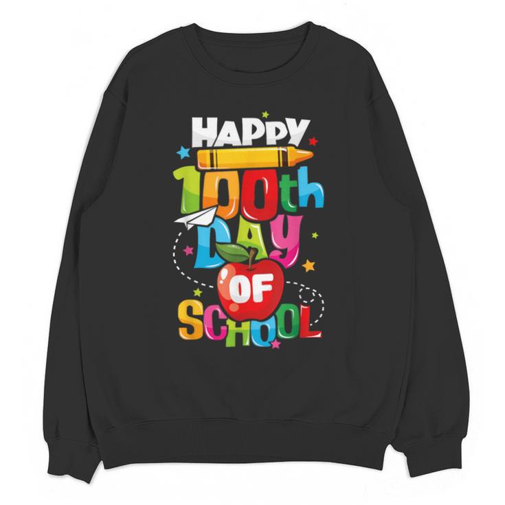 100th Day Of School Teachers Kids Child Happy 100 Days Unisex Sweatshirt