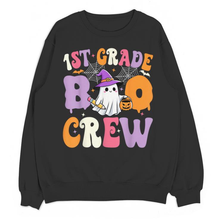 1st Grade Boo Crew Spooky First Grade Halloween Teacher Unisex Sweatshirt