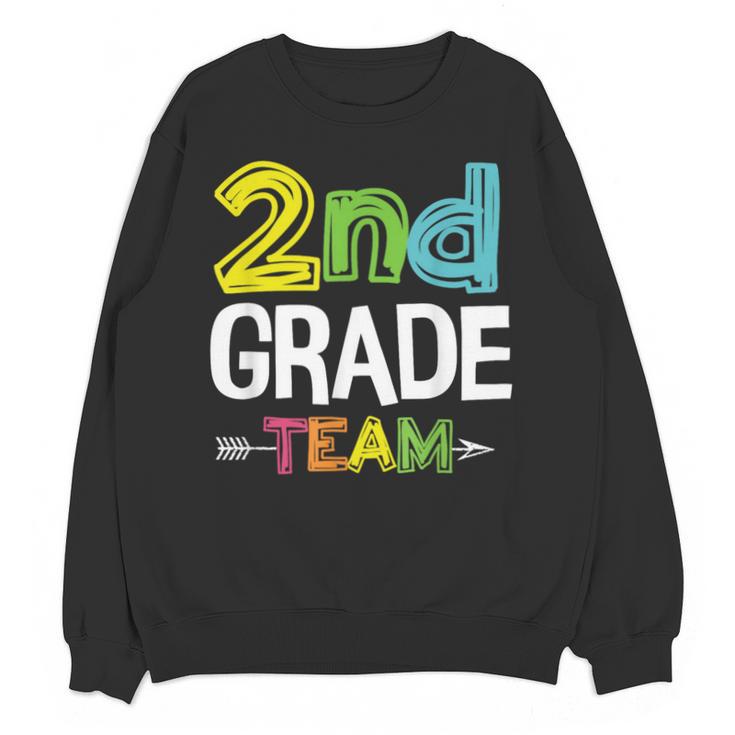 2nd Grade Team T-Shirt 2nd Grade Squad Teacher Unisex Sweatshirt