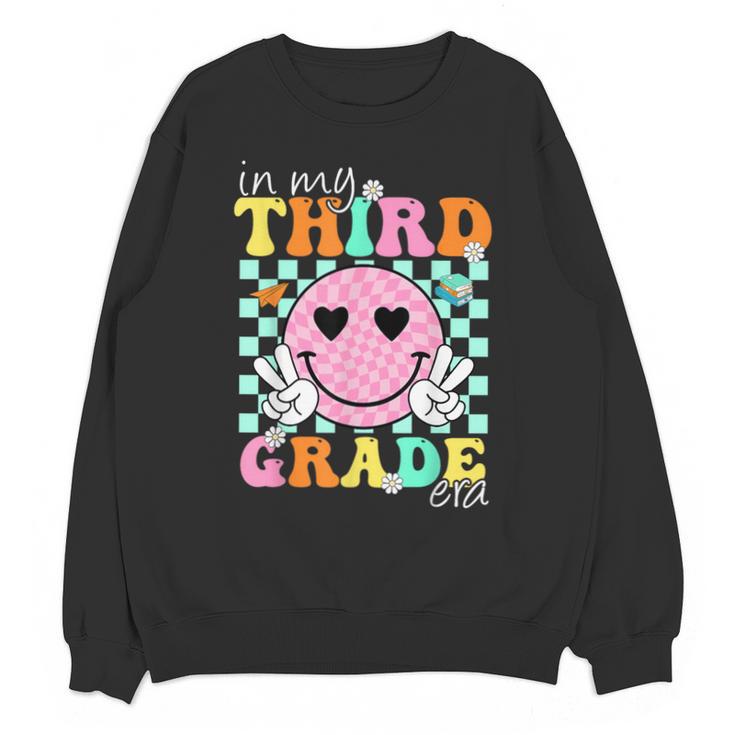 In My 3rd Grade Era Back To School Smile Face Teacher Kid Unisex Sweatshirt