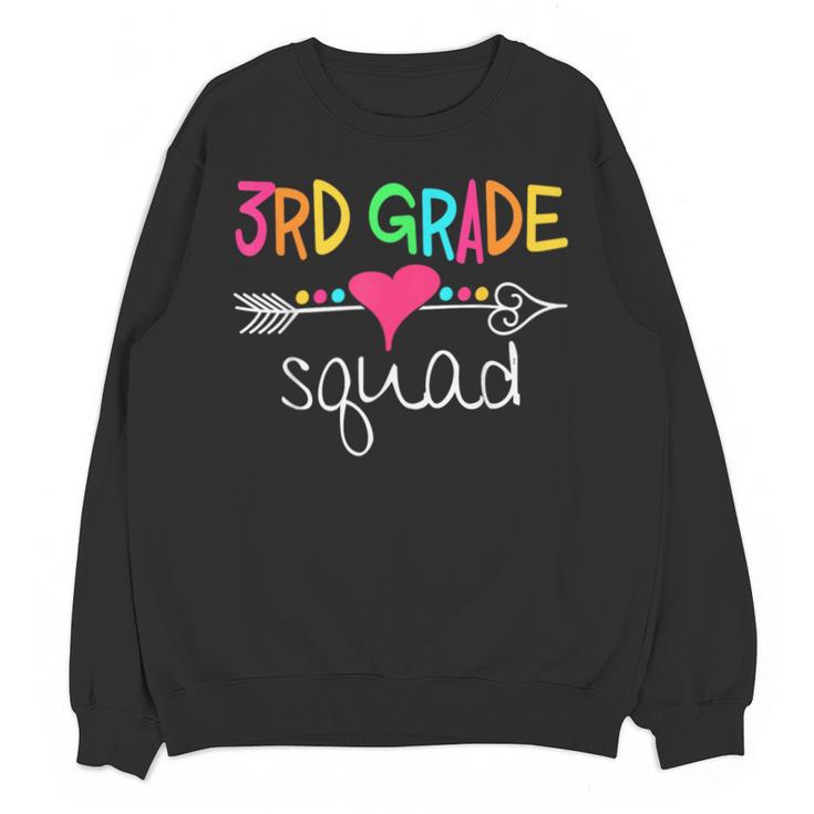 3rd Grade Squad Third Teacher Student Team Back To School Unisex Sweatshirt