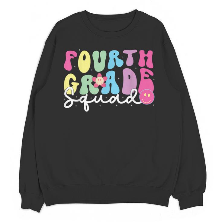 4th Grade Squad Fourth Teacher Student Team Back To School Unisex Sweatshirt