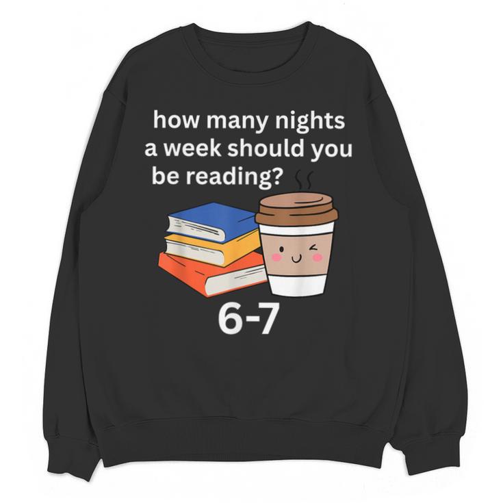 67 Meme English Teacher Reading Book Lover Humor Unisex Sweatshirt