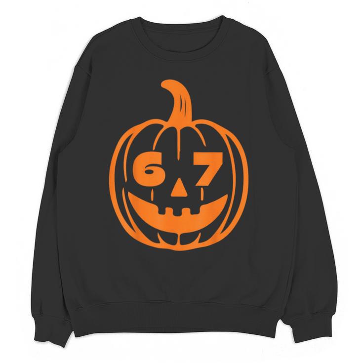 67 Six Seven Halloween Costume For Students Teachers Unisex Sweatshirt