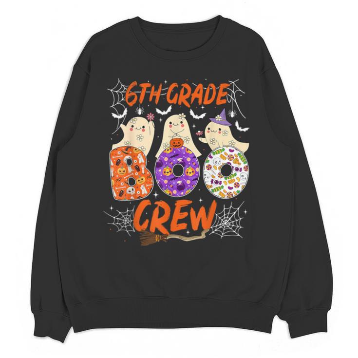 6th Grade Boo Crew Sixth Grade Halloween Teacher Kid Unisex Sweatshirt
