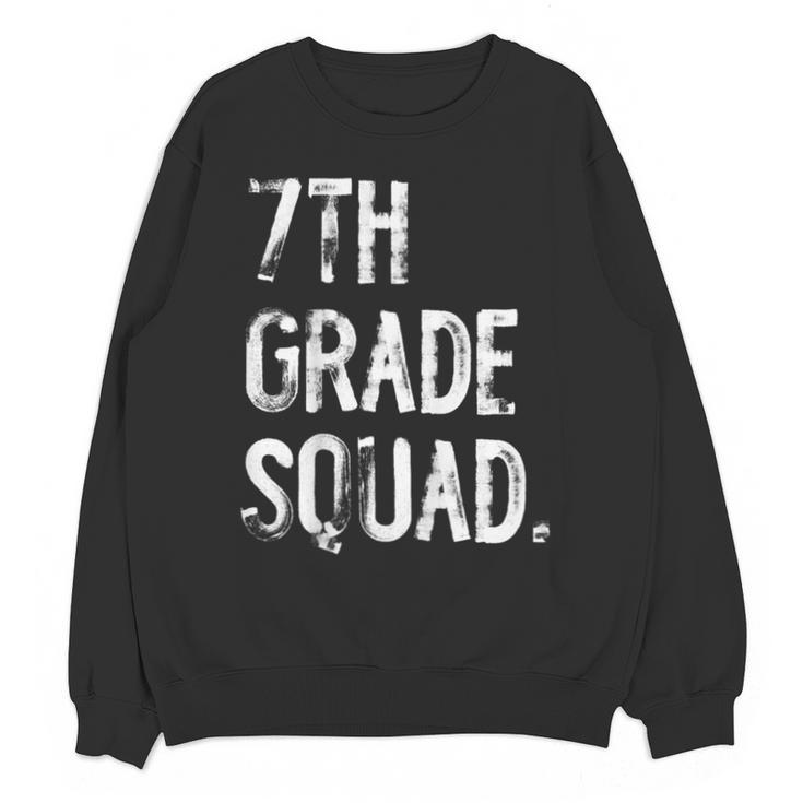 7th Grade Squad Back To School Student Teacher Unisex Sweatshirt