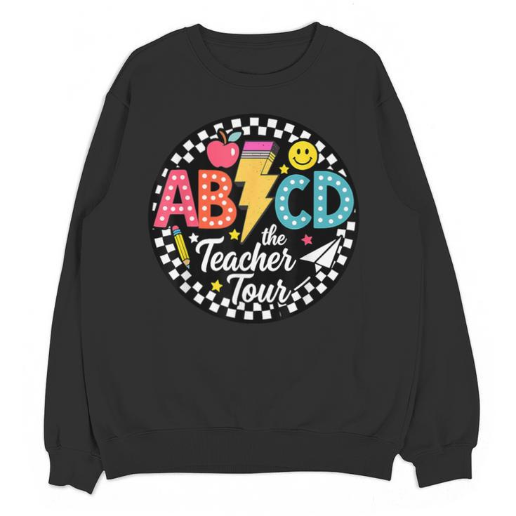 ABCD The Teacher Tour Back To School First Day Of School Unisex Sweatshirt