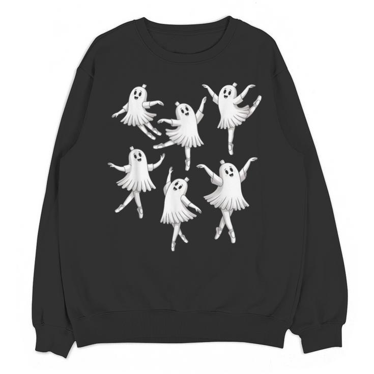 Ballet Ghost Dancer Spooky Dance Teacher Halloween Costume Unisex Sweatshirt